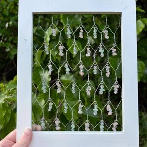 Pastel Prism Chicken Wire Suncatcher